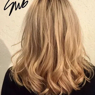 After: classic soft round cut with long layers for fullness and body