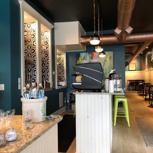 interior, sushi and sashimi