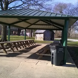 Nice shelter and restrooms