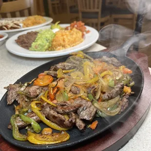 steak fajitas