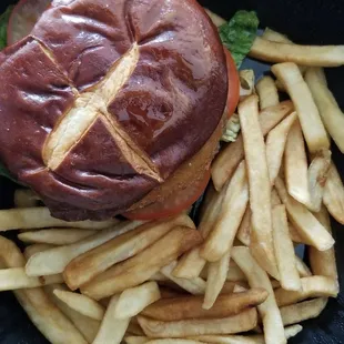 The Impossible Burger w/ French Fries