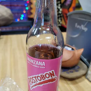 Apple flavored soda