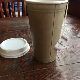 Large tea $2.35