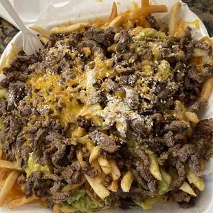 Carne asada fries