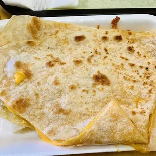 Cheese quesadilla