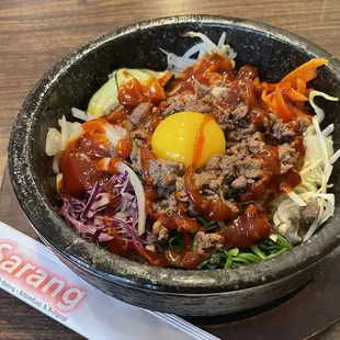 Bibimbap Beef Dol Sot
