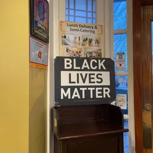 Love seeing a BLM sign in here.