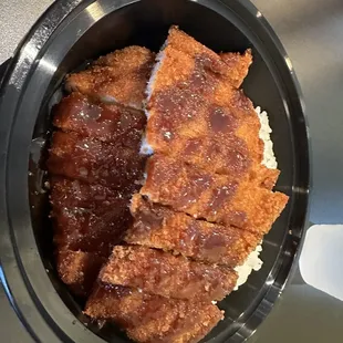 Donkatsu (fried pork cutlet)