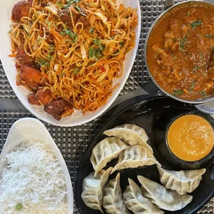 Chicken Hakka Noodles Chicken Biryani Chicken Curry Rice