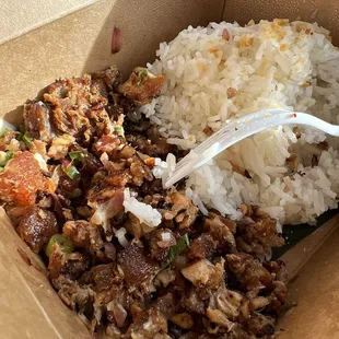 Pork Belly Sisig Plate