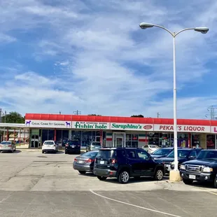 cars parked in a parking lot