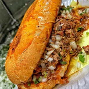 Torta Birria