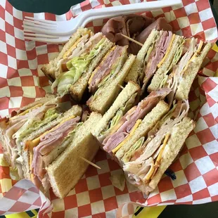 Club sandwich.... so fresh!! Soo good