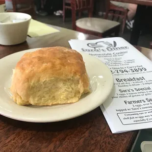 a plate of food on a table