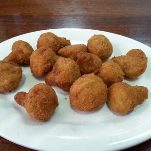 Haha this is the basket of fried mushrooms 13.