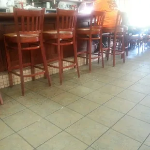 Dirt under the tables