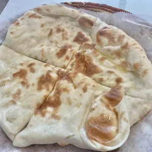 Freshly made naan