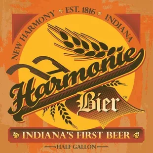 the logo for the indiana&apos;s first beer