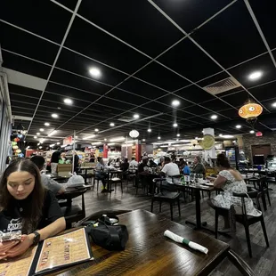 interior, sushi and sashimi