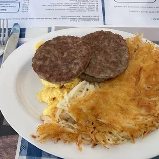 20. Two Eggs, Hash Browns and Toast