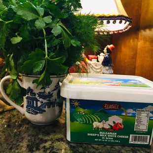 Fresh Herbs &amp; Feta!