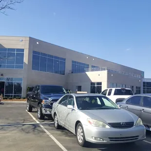 Outside view walking from across the street