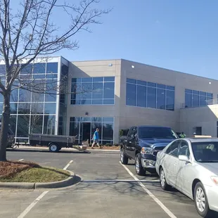 Outside view walking from across the street