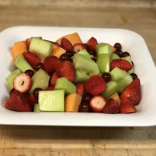 Fruit salad bowl.