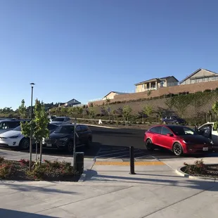 limited parking - maybe 10 spots