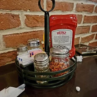 a pepper shaker and pepper shaker