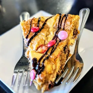 Monster cookie cheesecake
