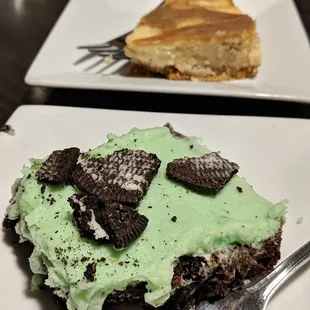 Mint chocolate brownie