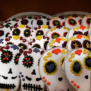 decorated sugar skulls