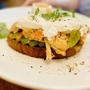 Lobster Avo Toast Beny