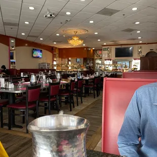 Tasted vegetarian Indian food! Glad we found this place!! Very safe as well. Gloves provided at the buffet!