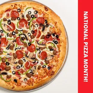 the national pizza month