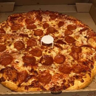 Large 16 Build Your Own Pizza - extra cheese and pepperoni
