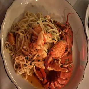 Lobster linguine