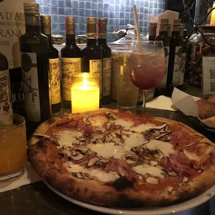 Prosciutto Cotto e Funghi Pizza