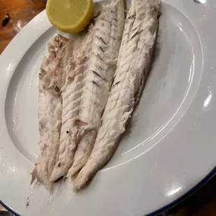 Wood Oven Baked Branzino