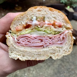 Club Sub on wheat w/ extra meat