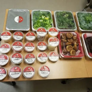 We cater small and large events and will setup right in your office!