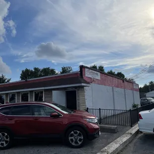 cars parked in a parking lot
