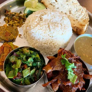 Goat Thali