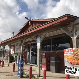 the front of the store