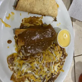 Taco, queso, tamale &amp; enchilada