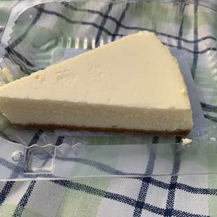 Plain cheesecake.
