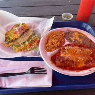 Enchilada Plate