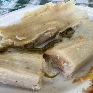 Rajas Tamale
