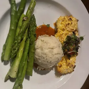 Daily special (corn crusted fish)